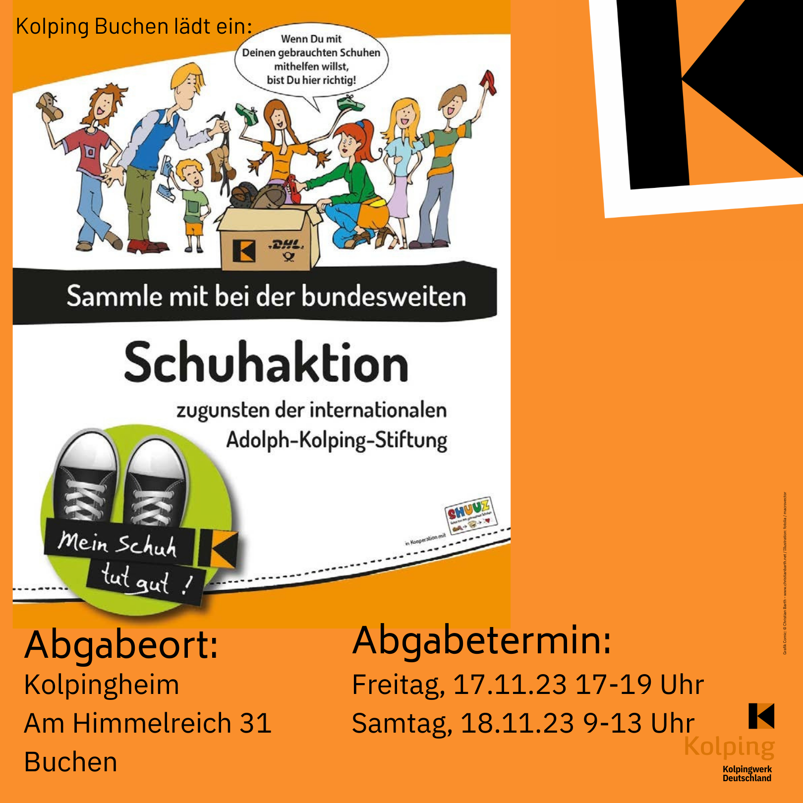 2023 10 Schuhaktion Werbung